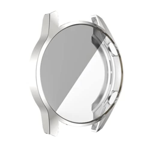 Schutzhülle Full Cover Case für Huawei Watch GT 3 42mm / 46mm Screen Protector (GT3 46mm, Silver) von XoTek