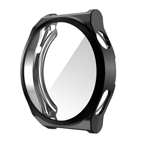 XoTek Schutzhülle Full Cover Case für Huawei Watch GT 3 Pro 43mm/46mm Screen Protector (GT3 Pro 43mm, Black) von XoTek