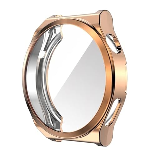 XoTek Schutzhülle Full Cover Case für Huawei Watch GT 3 Pro 43mm/46mm Screen Protector (GT3 Pro 43mm, Rose Gold) von XoTek