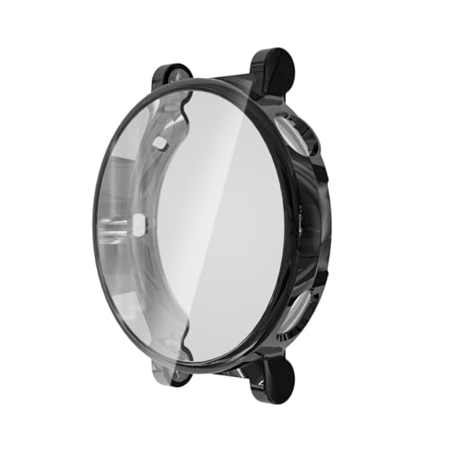 XoTek Schutzhülle Full Cover Case für Huawei Watch GT 4 41mm / 46mm mit integriertem Displayschutz Screen Protector (Schwarz, GT4 41mm) von XoTek