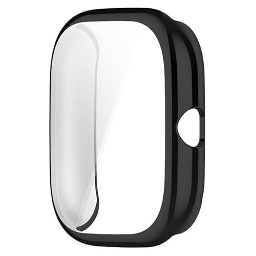 XoTek Schutzhülle für Xiaomi Amazfit GTS 4 Mini Full Cover Case Screen Protector mit integriertem Displayschutz (Schwarz) von XoTek