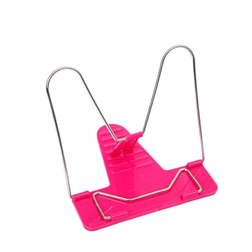 Einstellbarer Winkel Reading Buchständer faltbare tragbare Buchhalter mit Plastik Basisschreibtisch Büroversorgung rot 1pc. Einstellbarer Winkel Reading Buchständer faltbare tragbare Buchhalter mit Plastik Basisschreibtisch Büroversorgung rot 1pc. von Xoeryoy