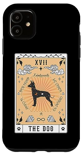 Tarotkarte Der Hund Xoloitzcuintli Himmlische Hülle für iPhone 11 Tarotkarte Der Hund Xoloitzcuintli Himmlische Hülle für iPhone 11 von Xoloitzcuintli Tarot Dogs Celestial Retro