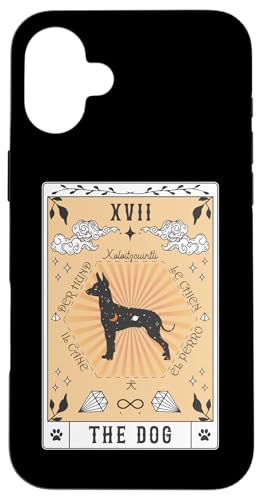 Tarotkarte Der Hund Xoloitzcuintli Himmlische Hülle für iPhone 16 Plus Tarotkarte Der Hund Xoloitzcuintli Himmlische Hülle für iPhone 16 Plus von Xoloitzcuintli Tarot Dogs Celestial Retro