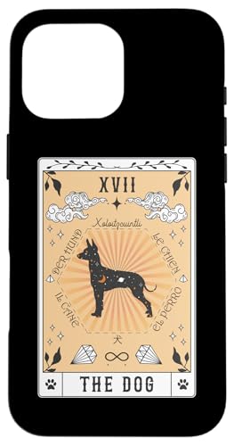 Tarotkarte Der Hund Xoloitzcuintli Himmlische Hülle für iPhone 16 Pro Max Tarotkarte Der Hund Xoloitzcuintli Himmlische Hülle für iPhone 16 Pro Max von Xoloitzcuintli Tarot Dogs Celestial Retro
