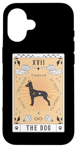 Tarotkarte Der Hund Xoloitzcuintli Himmlische Hülle für iPhone 16 Tarotkarte Der Hund Xoloitzcuintli Himmlische Hülle für iPhone 16 von Xoloitzcuintli Tarot Dogs Celestial Retro