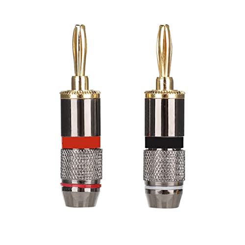 XOLSURG 24K Gold Pure Copper Banana -Plug Audio -Kabel -Anschluss für Lautsprechersystem -Klangqualität XOLSURG 24K Gold Pure Copper Banana -Plug Audio -Kabel -Anschluss für Lautsprechersystem -Klangqualität von Xolsurg
