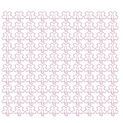 Xolsurg 100pcs lustige Papierklammern Süßes Blütenformelektroplating -Prozesspapier Clips für Büros Heimschule Xolsurg 100pcs lustige Papierklammern Süßes Blütenformelektroplating -Prozesspapier Clips für Büros Heimschule von Xolsurg
