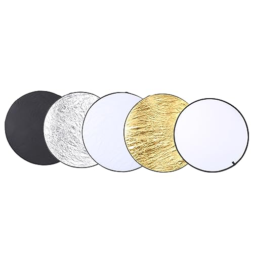Xolsurg 110 cm 5 in 1 Handhold zusammenklappbarer Rundscheibenlicht -Reflektor -Fotografie Diffusor für Innen- und Außen -Porträt -Füllung Lichtszenen geeignet Xolsurg 110 cm 5 in 1 Handhold zusammenklappbarer Rundscheibenlicht -Reflektor -Fotografie Diffusor für Innen- und Außen -Porträt -Füllung Lichtszenen geeignet von Xolsurg