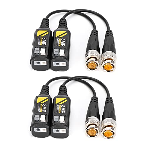 Xolsurg 2 Paar männliches Twisted-Pair-Senderkabel 8MP HD CVI/AHD/TVI/CVBS BNC Xolsurg 2 Paar männliches Twisted-Pair-Senderkabel 8MP HD CVI/AHD/TVI/CVBS BNC von Xolsurg