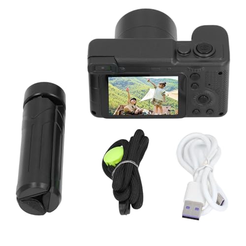 Xolsurg 2.4in Digitalkamera High Definition 8X Zoom Autofokus -Vlogging -Kamera für die Fotografie (Schwarz) von Xolsurg