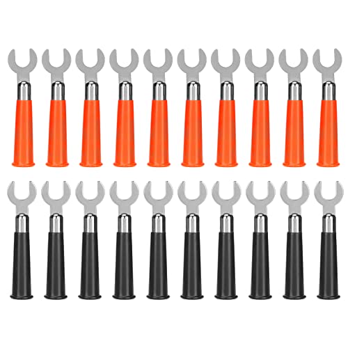Xolsurg 20pcs Banana y Spade Plug Red Black 19A Gute Leitfähigkeit U Fork Stecker Elektronische Gerätefahrzeuge Xolsurg 20pcs Banana y Spade Plug Red Black 19A Gute Leitfähigkeit U Fork Stecker Elektronische Gerätefahrzeuge von Xolsurg