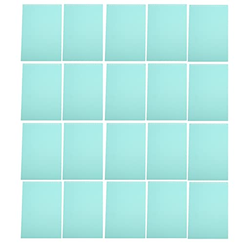 Xolsurg 20pcs Blechschutz A4 20 Löcher farbige abnehmbare PP -Abdeckungen Rollierbare Bindungsabdeckungen (Hellgrün) von Xolsurg