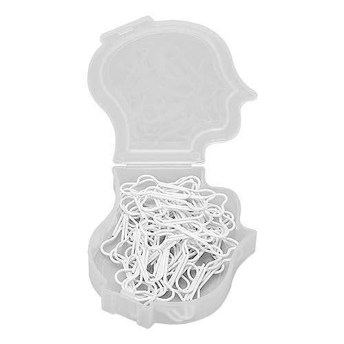 Xolsurg 30pcs Fancy Paperclips Knochenform Kunststoff bedeckt Draht Multi Zweck Süßes Clips für Notebook -Sammelalbum -Lesezeichen Organisation (Weiß) von Xolsurg
