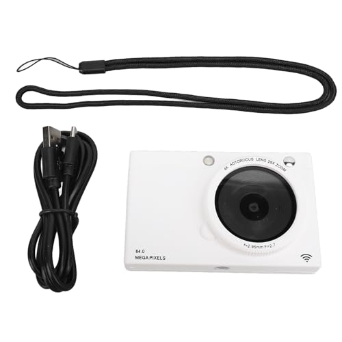 Xolsurg 4K Digitalkamera Wireless 2,83 Zoll 28x Digital Zoom MP3 Autofokus Retro Compact kleine Kamera mit 1/4 Zoll Thread für Videofotografie Xolsurg 4K Digitalkamera Wireless 2,83 Zoll 28x Digital Zoom MP3 Autofokus Retro Compact kleine Kamera mit 1/4 Zoll Thread für Videofotografie von Xolsurg