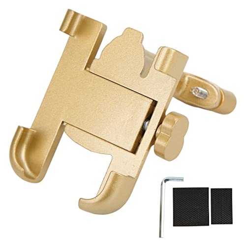 Xolsurg Bicycle Mobiltelefon Ständer Aluminiumlegierung Firma stabile bangesichtige Design -Zyklus -Telefonklasse für Elektroauto (Gold) von Xolsurg
