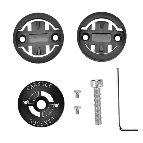 Xolsurg Bryton Fahrrad Computerhalter Halterung Stoppuhr Support Qualität Aluminiumlegierung Plastikbike Computerhalterung für Roadbikes (Schwarz) von Xolsurg