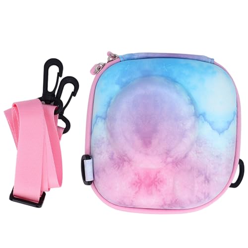 Xolsurg Buntes, süßes Eva-Hartschalenetui für -Kameras, kompakte, leichte Tasche, Reisebegleiter (Blaue rosa Farbe) von Xolsurg