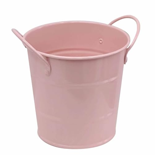 Xolsurg Desktop Stifthalter Eisenkunst süßer Eimerform Multifunktionaler Bleistift -Organisator -Make -up -Pinselhalter für Schüler und junge Menschen (Rosa) von Xolsurg