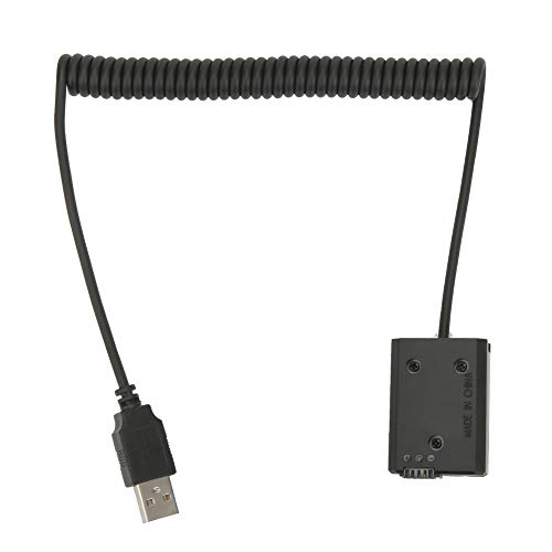 Xolsurg FW50 Schwarzer Kunststoff-Volldecoder, 2 A, USB-Anschluss, Dummy-Akkupack mit Federdraht für Digitalkamera Xolsurg FW50 Schwarzer Kunststoff-Volldecoder, 2 A, USB-Anschluss, Dummy-Akkupack mit Federdraht für Digitalkamera von Xolsurg