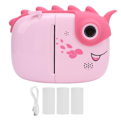 Xolsurg Instant Print Camera 3 Zoll IPS Touchscreen Dual Objektiv 48MP Digitalkamera für Fotografie -Enthusiasten (Rosa) von Xolsurg