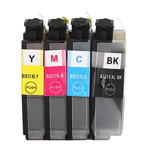 Xolsurg LC3213 Drucker-Tinten patrone 4 Farben Druck Tinten patronen Satz Ersatz DCP J572DW MFC J895DW 4 Farben Schwarz Cyan Magenta Gelb PP-Material Xolsurg LC3213 Drucker-Tinten patrone 4 Farben Druck Tinten patronen Satz Ersatz DCP J572DW MFC J895DW 4 Farben Schwarz Cyan Magenta Gelb PP-Material von Xolsurg