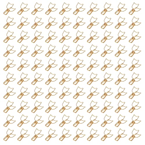 Xolsurg Metal Niedliche Katzenklammern Papierklemme Bürobedarf 100pcs set (Gold) von Xolsurg