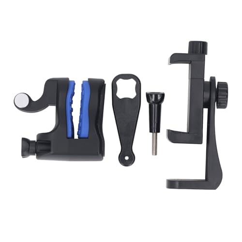 Xolsurg Motorrad Helm Kinnhalterung Kit ABS Silicon Verstellbare Action -Kamera Helm Kinnhalterung für Osmo -Aktion für yi (mit Telefonhalterung) von Xolsurg