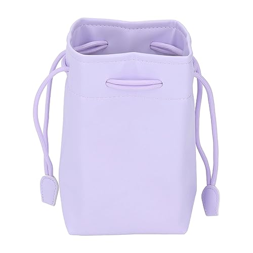 Xolsurg PU Leder Kordelzug Beutel Tasche Tragbarer Kamera Film Drucker Organisator Kinder Reise (Lila) von Xolsurg