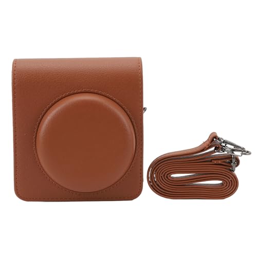 Xolsurg Sofortbildkamera-Tasche, schützende Aufbewahrungstasche für 99 Retro, PU-Leder mit Riemen (Braun) von Xolsurg