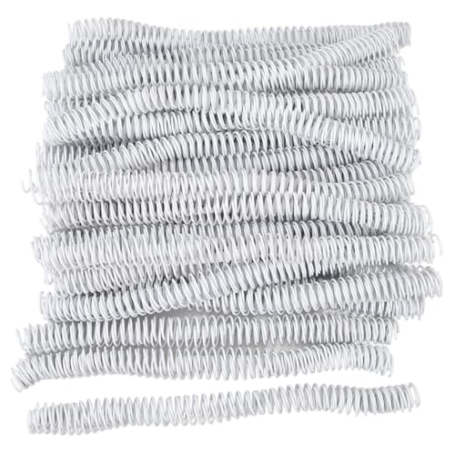 Xolsurg -Spiralbindungsspulen 16 mm Durchmesser 48 Zähne 4: 1 Bindemittel Kämme Stacheln A4 Papier (Weiß) von Xolsurg