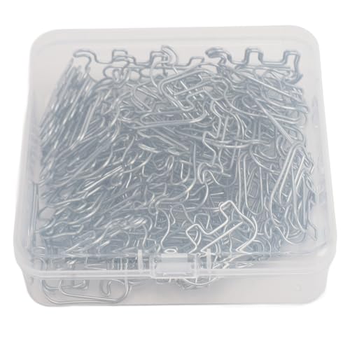 Xolsurg niedliche elefantenförmige Edelstahlpapierklammern mit Aufbewahrungsbox 100pcs für Fotomarkmarke (Silber) von Xolsurg