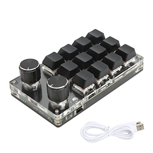 Xolsurg tragbare DIY -Multifunktionstastatur mit Bluetooth 12 Tasten 2 Knöpfe Schwarze Verknüpfung programmierbare Tastatur Xolsurg tragbare DIY -Multifunktionstastatur mit Bluetooth 12 Tasten 2 Knöpfe Schwarze Verknüpfung programmierbare Tastatur von Xolsurg