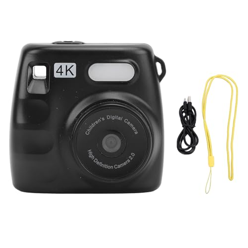 Xolsurg tragbare Digitalkamera Dual Lens HD -Kamera mit LED Fill Light 2,0 -Zoll -IPS -Bildschirm für Schüler (Schwarz) von Xolsurg