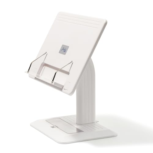 Xolsurg tragbarer verstellbarer Buchständer mit magnetischem Whiteboard -Panel zum Lesen von Kochstudien Weiß 260x210x375mmmm (1) von Xolsurg