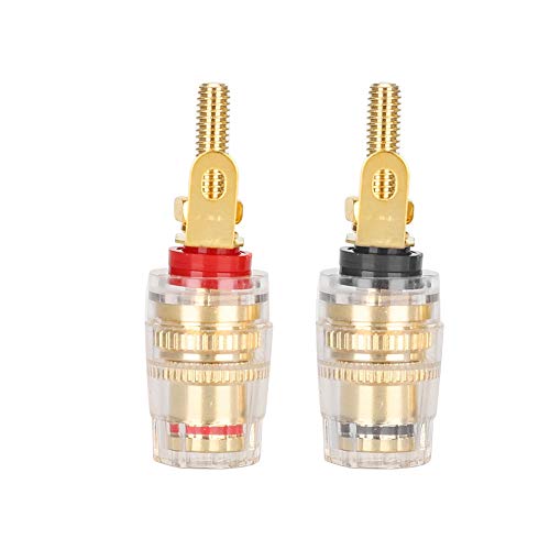 Xolsurgg Gold Plated Bindung nach dem Nuss -Stecker -Stecker -Anschluss -Lautsprecher -Jackadapter Hochwertiger Kristall für Verstärker DIY Xolsurgg Gold Plated Bindung nach dem Nuss -Stecker -Stecker -Anschluss -Lautsprecher -Jackadapter Hochwertiger Kristall für Verstärker DIY von Xolsurg