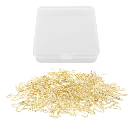 Xolsurgisch Flugzeug in Form von Papierclips Leichtes Metall Netter Lesezeichen Office Planer Clips für die Schule (Gold) von Xolsurg