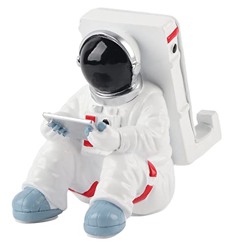 Xolsurgisch Harz Astronaut Statue Mobiltelefon Ständer einzigartige Desktop -Halterung Geeignetes Büroschlafzimmerdekoration von Xolsurg