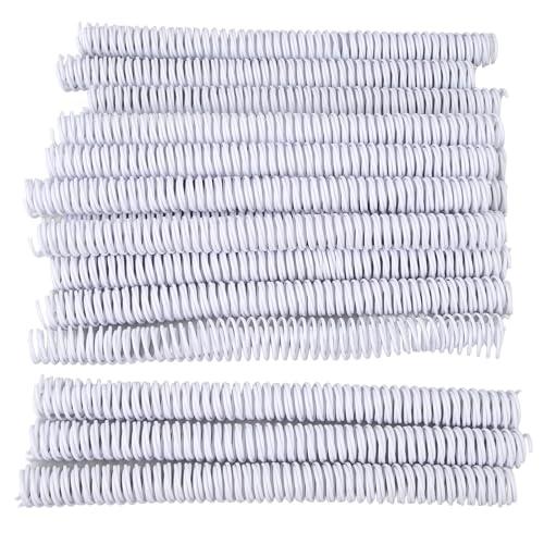 Xolsurgische Spiralbindungsspule Langlebiger 48 -Schleifen 19mm -Durchmesser für A4 -Papier (Weiß) von Xolsurg