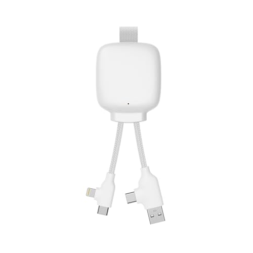Multi-Connector-USB-Kabel 4-in-1 - Universalladegerät Und Externe Batterie 3000 mAh Aus Recyceltem Kunststoff - Xoopar Gamma Lite Schwarz Multi-Connector-USB-Kabel 4-in-1 - Universalladegerät Und Externe Batterie 3000 mAh Aus Recyceltem Kunststoff - Xoopar Gamma Lite Schwarz von Xoopar