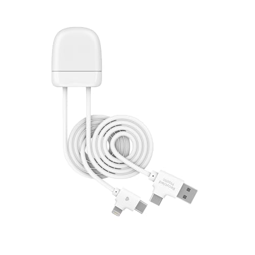 Xoopar - 4-in-1 Multi-USB-Kabel - Integrierter AIRTAG, Von Apple Zertifiziert - Schnellladung 60W, Datenübertragung, 1 m Lang - Anschlüsse: Typ C - Lightning - USB - USB C - ICE TAG Xoopar - 4-in-1 Multi-USB-Kabel - Integrierter AIRTAG, Von Apple Zertifiziert - Schnellladung 60W, Datenübertragung, 1 m Lang - Anschlüsse: Typ C - Lightning - USB - USB C - ICE TAG von Xoopar