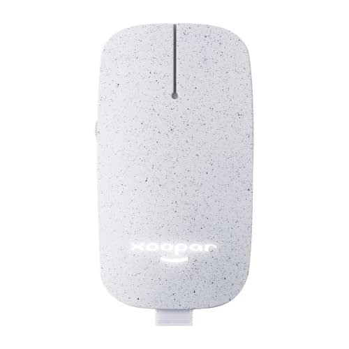 Xoopar Kabellose Maus 2,4 G – Soris ohne Batterien – Bluetooth-Maus – wiederaufladbare Maus – Ultradünne Maus – Pokket Eco Weizen von Xoopar