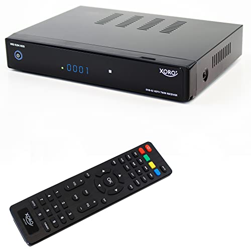 XORO HRS 9194 HDD - DVB-S2 Twin Receiver mit 2,5" Festplattenschacht & 2TB (2000 GB) Festplatte, PVR Ready, Timeshift, USB Mediaplayer, Astra 19,2 Senderliste von Xoro