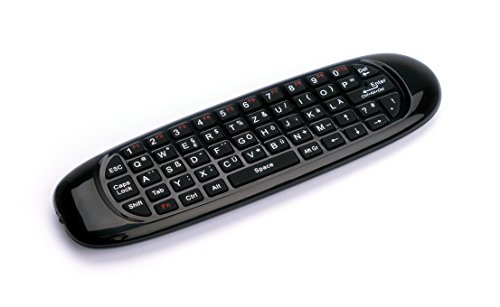 Xoro AMW100 Airmouse mit QWERTZ Tastatur und Mikrofon schwarz von Xoro