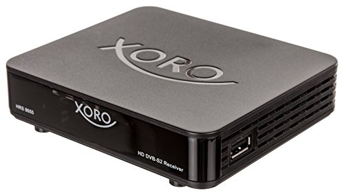 Xoro HRS 8655 HD‐Receiver für digitales Satellitenfernsehen (DVB‐S2), Schwarz von Xoro