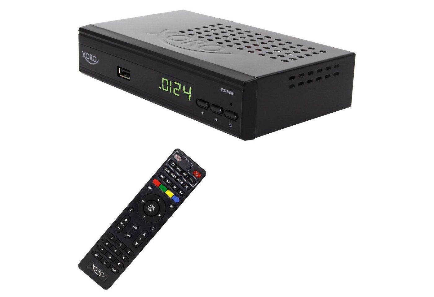 Xoro HRS 8689 mit vorprogrammierter ASTRA 19.2 Senderliste, Digitaler HD SAT-Receiver von Xoro