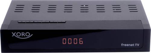 Xoro HRT 8770 Twin DVB-T2 Receiver Deutscher DVB-T2 Standard (H.265), Aufnahmefunktion, Twin Tuner A von Xoro