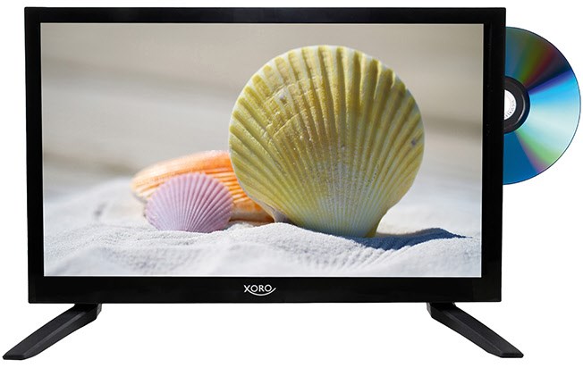 Xoro HTC 1949 V2 18.5 LED TV mit integr. DVD Player und HD Triple Tuner [Energieklasse F] (XOR400716) von Xoro