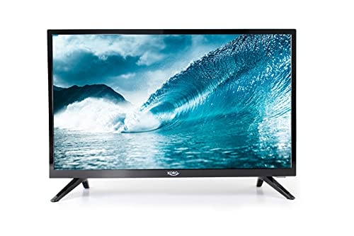 Xoro HTL 2477 60 cm (23.6 Zoll) SmartTV HD Fernseher mit integriertem HD Triple Tuner (DVB-S2/T2/C), HbbTV, H.265/HEVC-Decoder und Mediaplayer, 12V DC, schwarz von Xoro