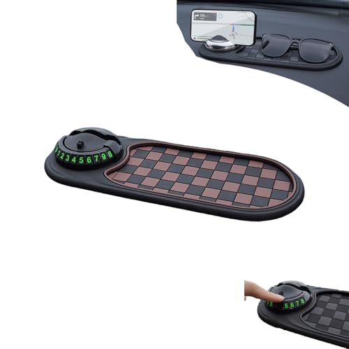 Xpwghap Multifunktions-Auto-Anti-rutsch-Matte,multifunktionale Auto-Anti-rutsch-Matte,deloyye Handy Halterung,biohofer Handyhalterung,360° Rotatable Non-Slip Dashboard Mat with Parking Number-A Xpwghap Multifunktions-Auto-Anti-rutsch-Matte,multifunktionale Auto-Anti-rutsch-Matte,deloyye Handy Halterung,biohofer Handyhalterung,360° Rotatable Non-Slip Dashboard Mat with Parking Number-A von Xpwghap